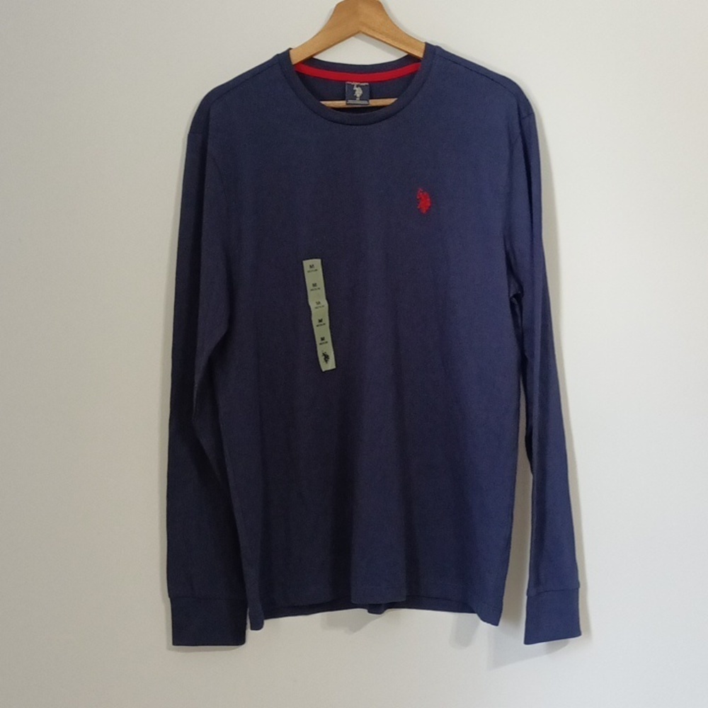 US POLO ASSN LONG SLEEVE DARK BLUE